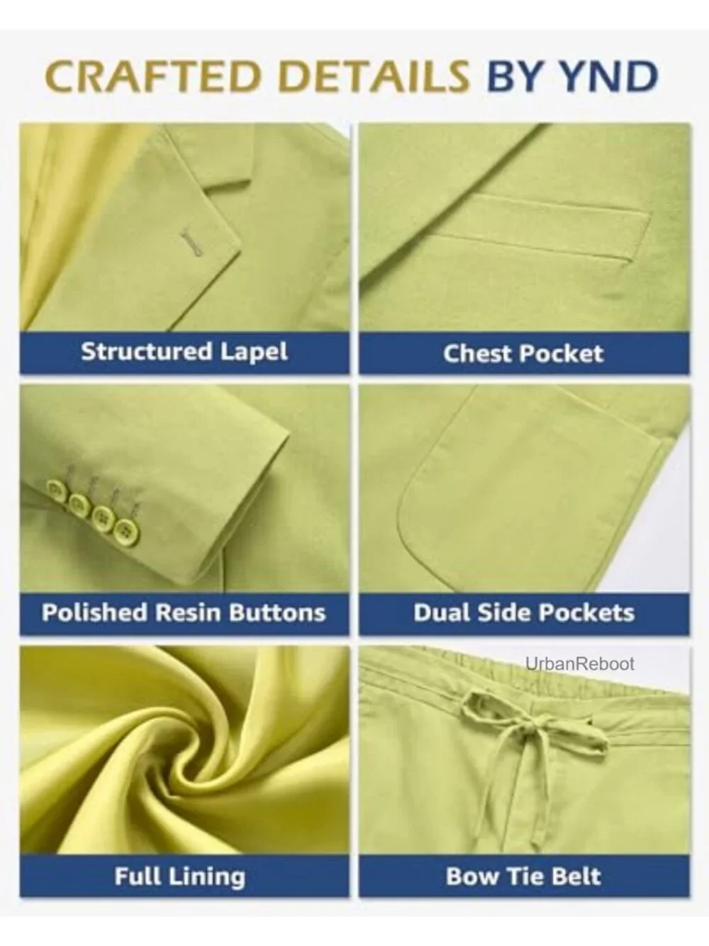 Men's 2-Piece Linen Suit Regular Fit Lightweight Two Button Jacket & Pants
